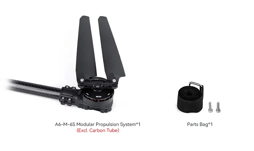 T-MOTOR A6-M KV280 UAV propulsion system package contents