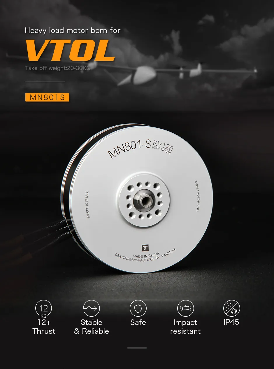 mn801 s ip45 navigator type uav multi motor vtol