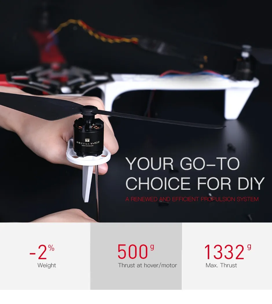 T-MOTOR Airgear 450Ⅱ Combo Set Multi-Rotor UAV Power your go-to choice for diy