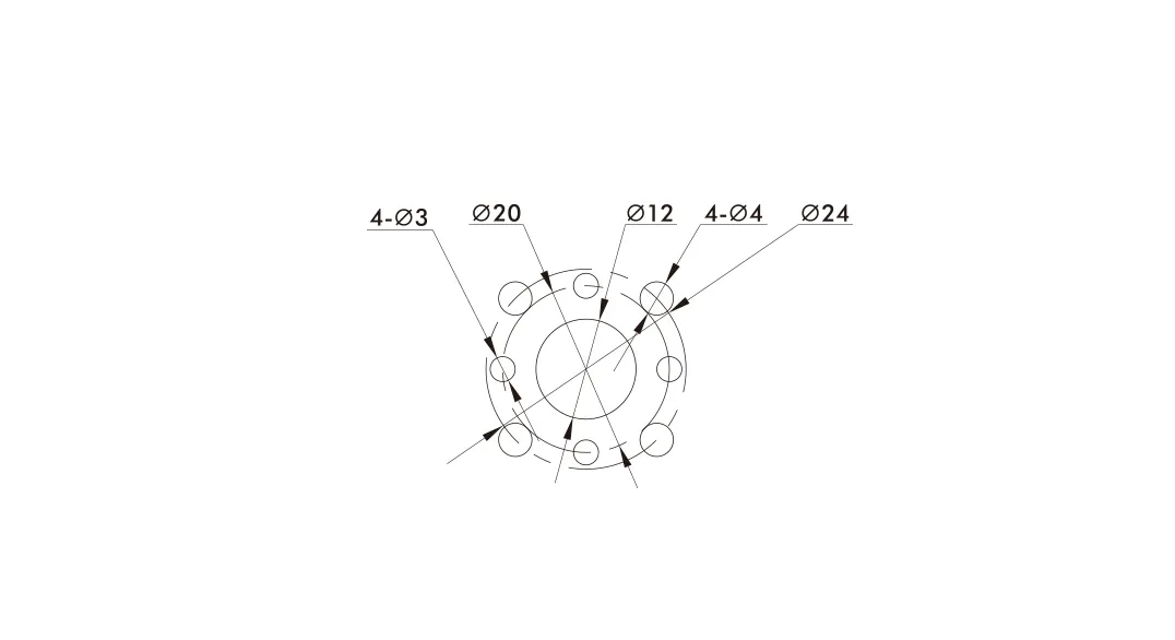 T-MOTOR G36×11.5 Carbon Fiber Propeller technical drawing