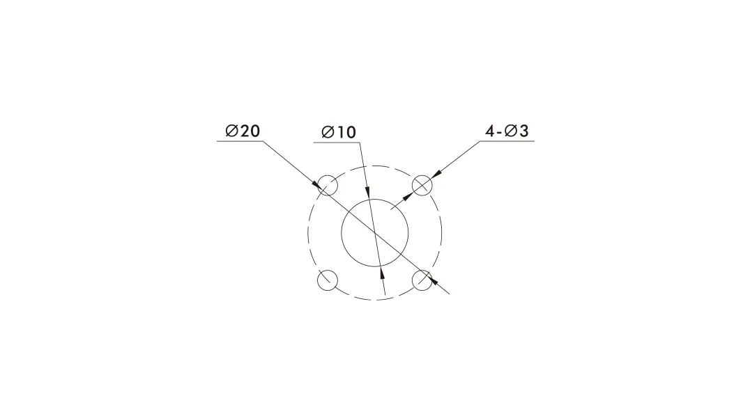 T-MOTOR P28x8.4 Multi-Rotor UAV Carbon Fiber Propeller technical drawing