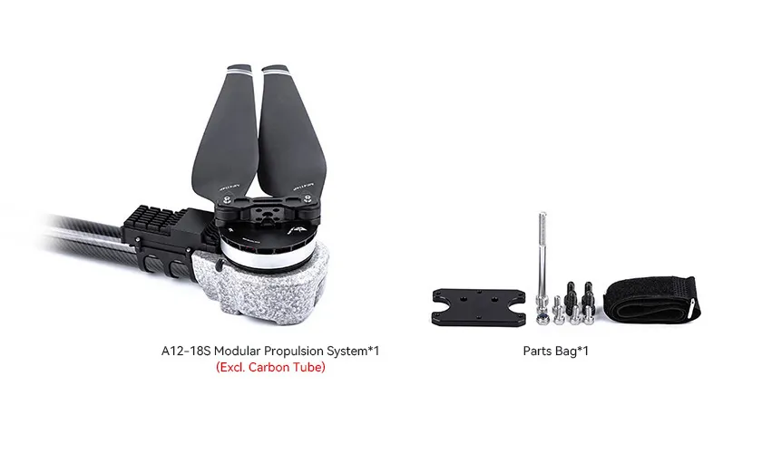 T-MOTOR A12-18S Heavy-Lift UAV Modular Propulsion Kit packing list