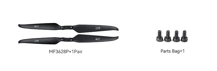 tmotor mf1907p polymer folding propeller packing list