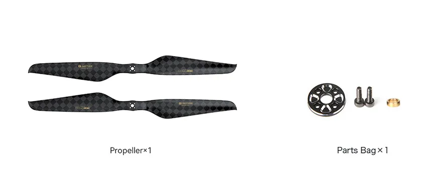 T-MOTOR NS15x5 Carbon Fiber UAV Propeller packing list