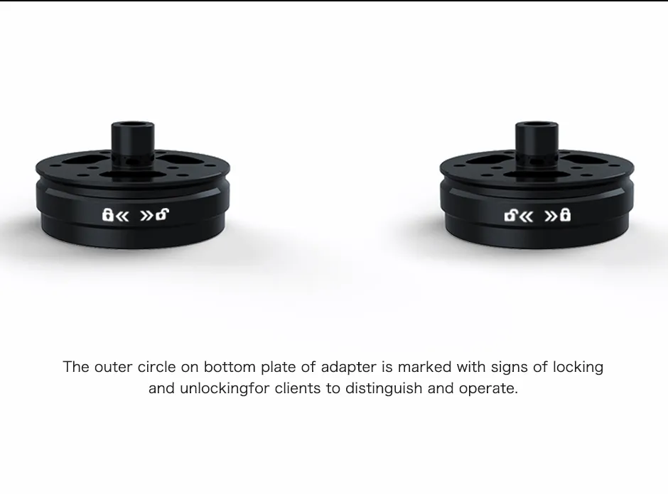 T-Motor three-blade propeller self-tightening hub design pc
