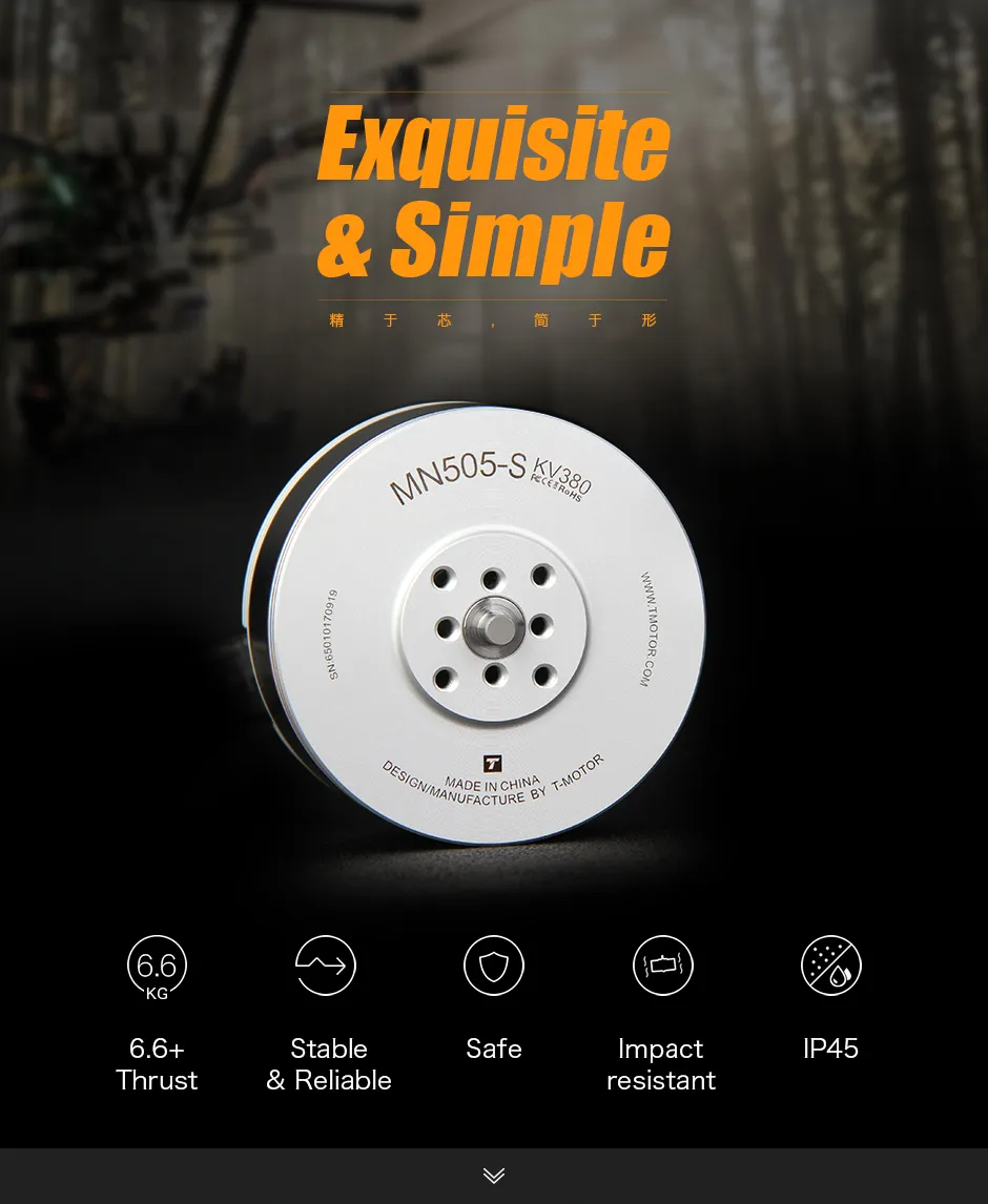 T-MOTOR MN505-S KV320 industrial drone motor