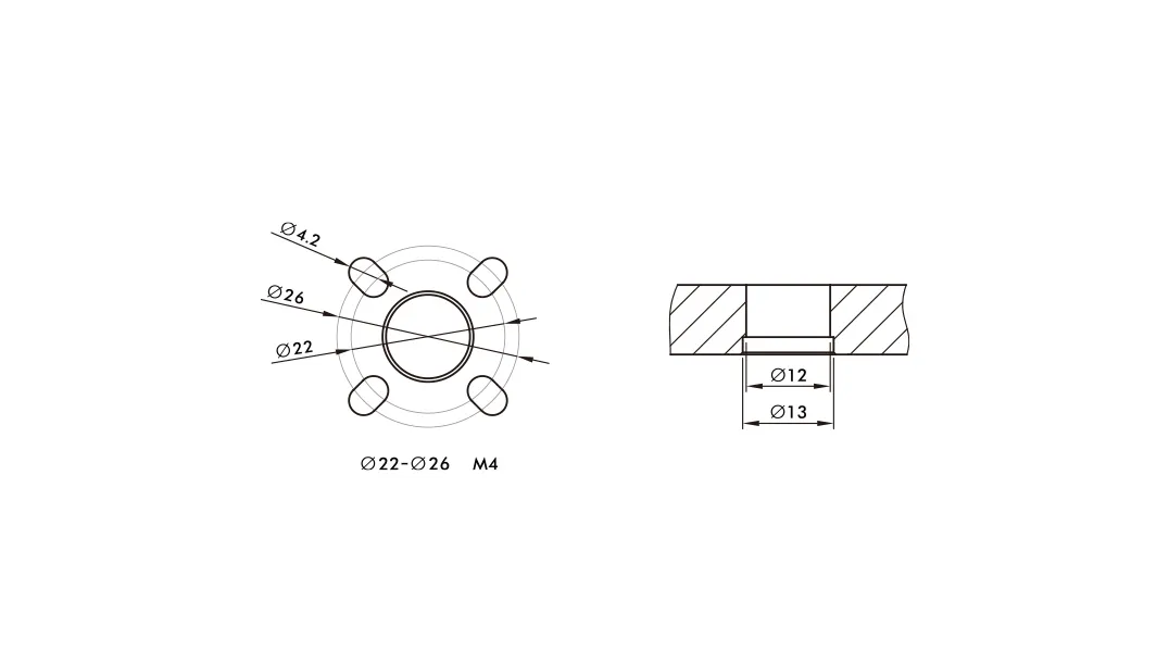 T-MOTOR FA36.2×11.8 Folding Carbon Fiber Propeller tachincal drawing