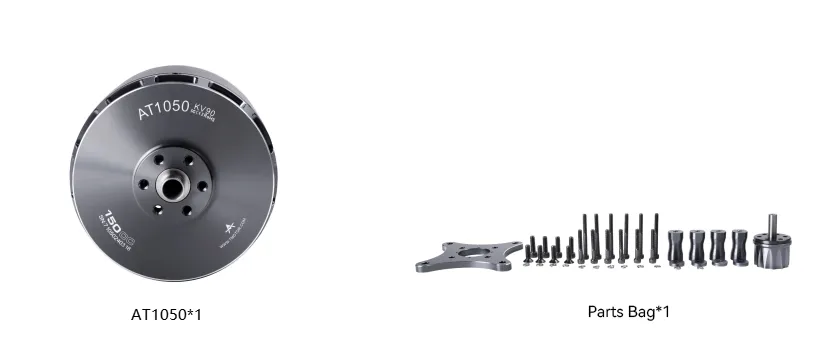 t-motor-at1050-150cc-24s-fixed-wing-uav-motor-90kv-package-list