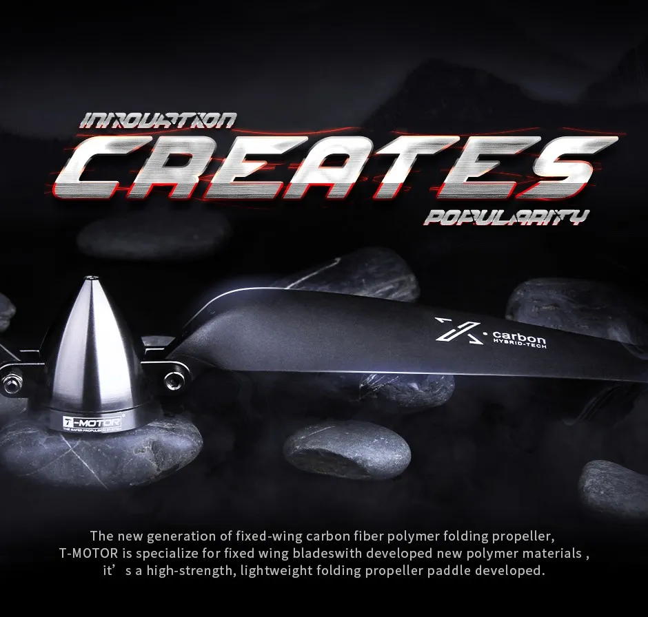 T-MOTOR TF16*8 Glider & UAV Carbon Propeller show