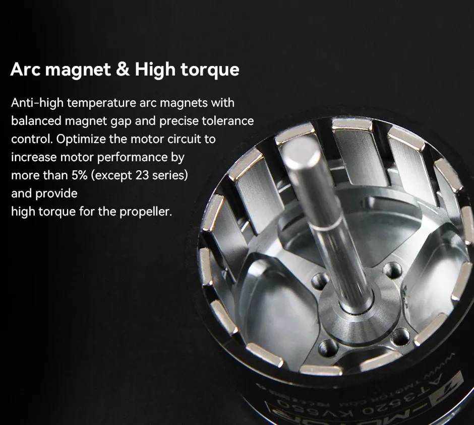 T-MOTOR AT2321 Motor arc magnet high torque