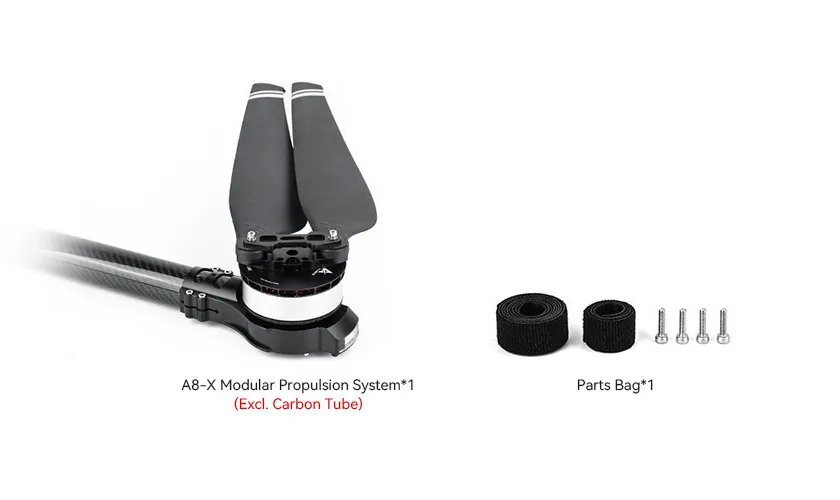 T-Motor A8-X modular propulsion system packing list pc