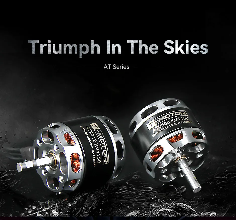 T-MOTOR AT2312 Long Shaft BLDC Motor for RC Aircraft