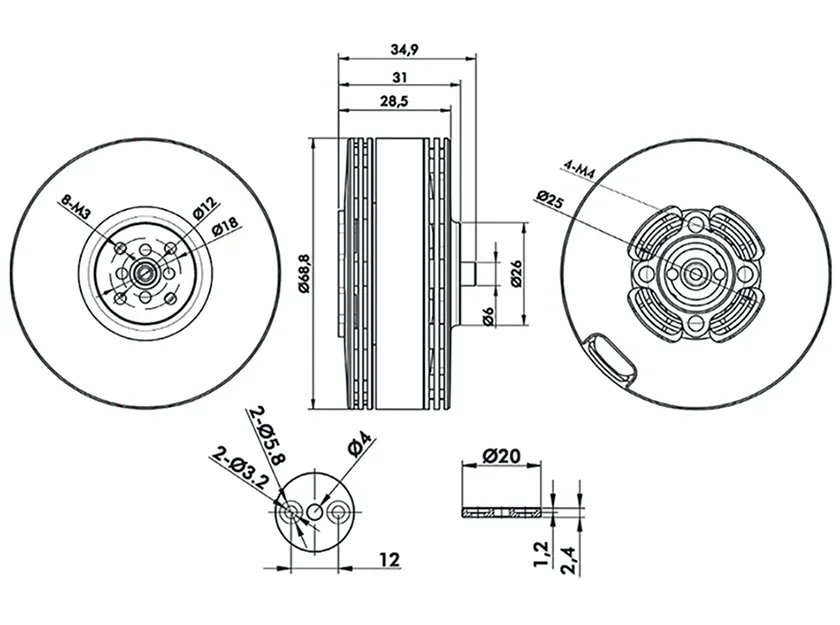 t-motor-mn601-s-ip45-multirotor-fixed-wing-uav-motor-drawing