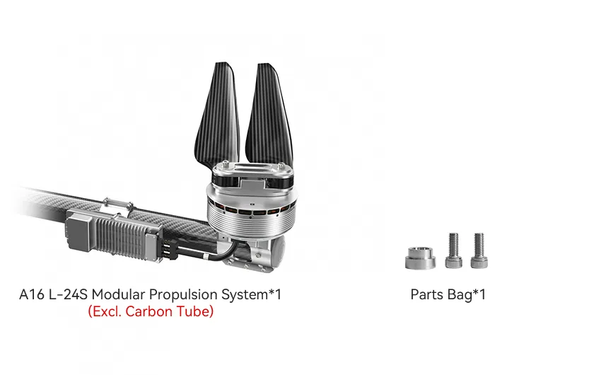T-MOTOR A16-24S Heavy-Lift UAV Modular Propulsion System packing list