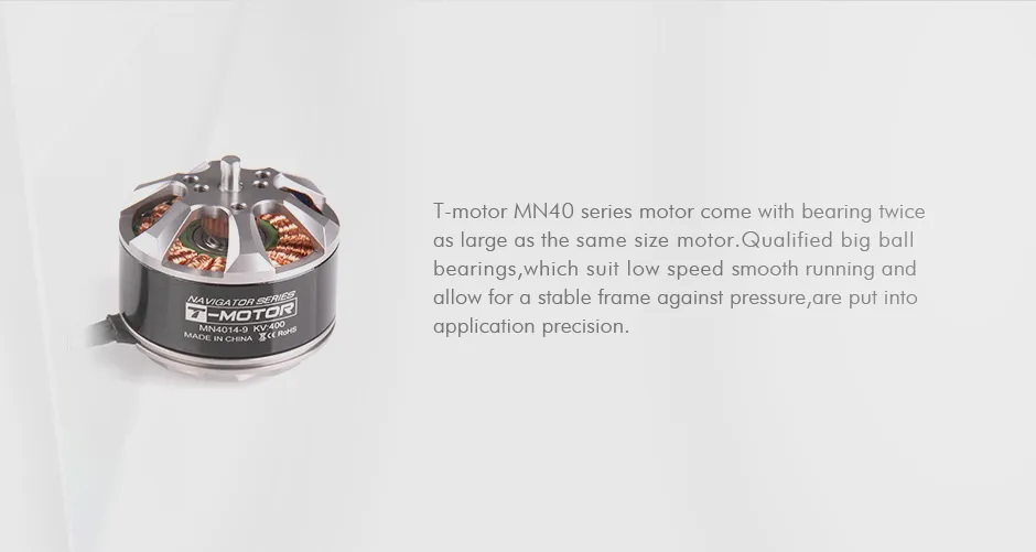 MN4014 KV400 UAV motor high-strength construction pc