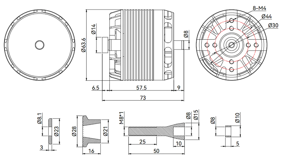 T-motor-ax530-a-motor-drawing