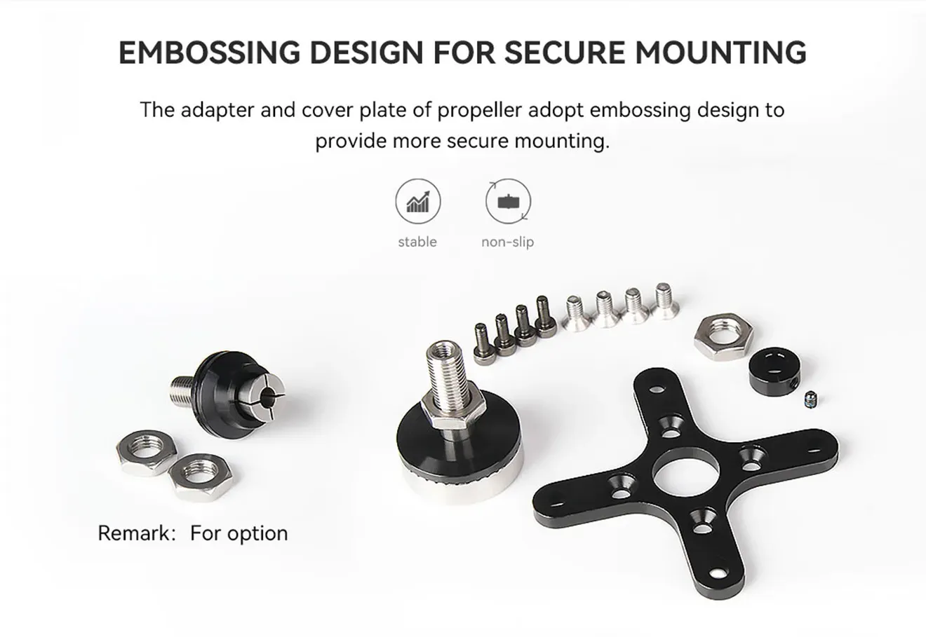 at4130 3d fixed wing motor embossing design