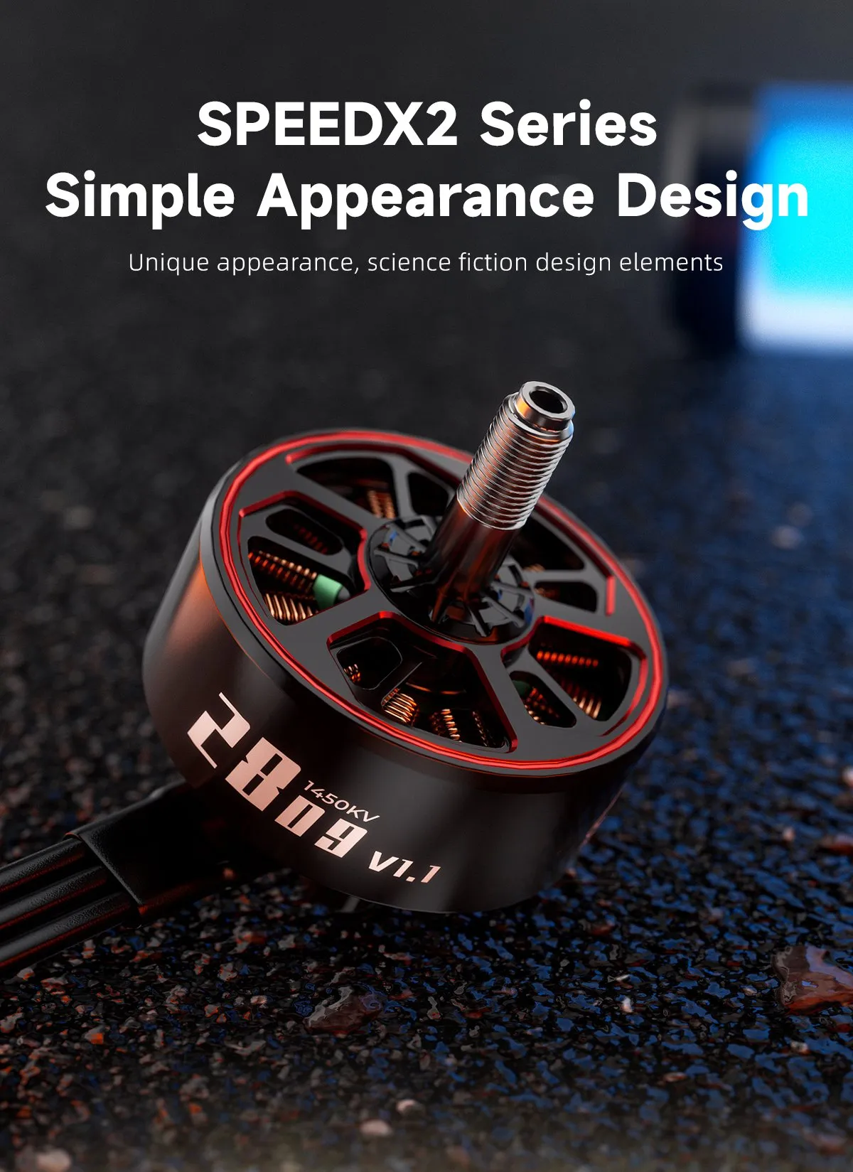 geprc speedx2 2809 v1.1 motor design