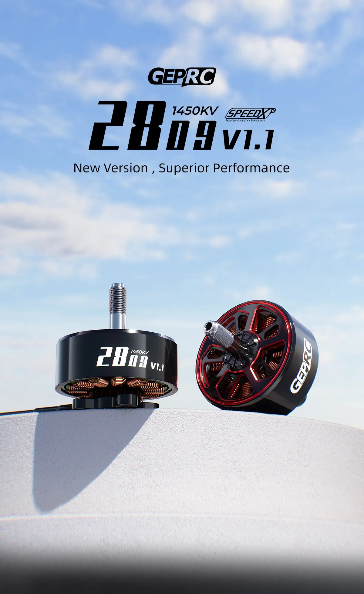 geprc speedx2 2809 v1.1 motor main