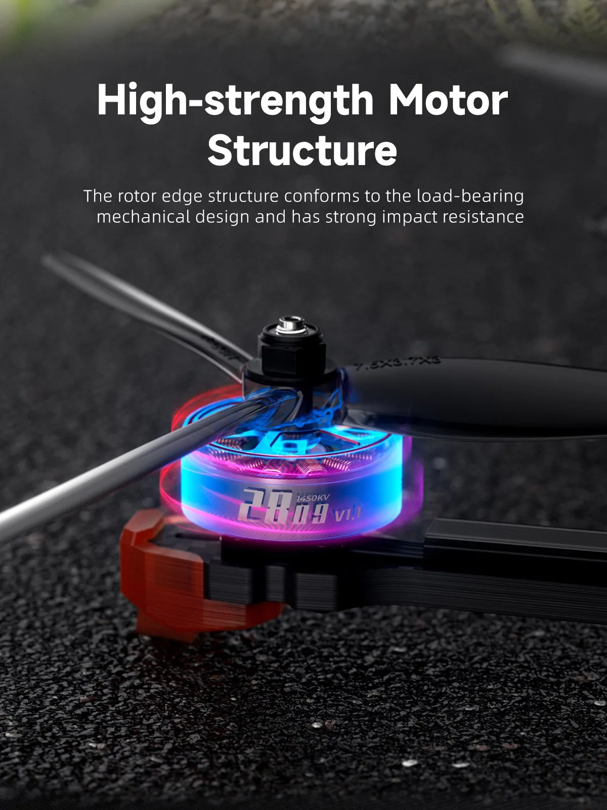 geprc speedx2 2809 v1.1 motor structure