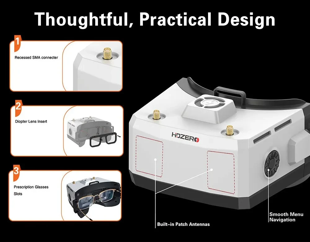 hdzero boxpro the ultimate fpv box goggle for hdzero digital analog and hdmi video design