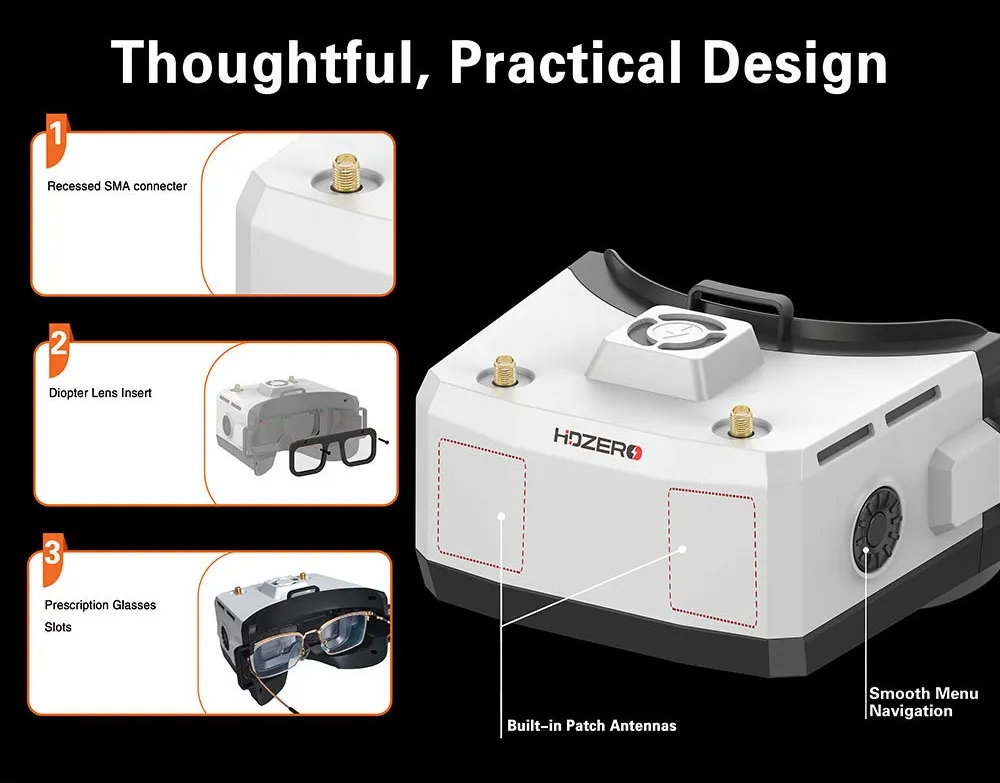 hdzero boxpro the ultimate fpv box goggle for hdzero digital analog and hdmi video design