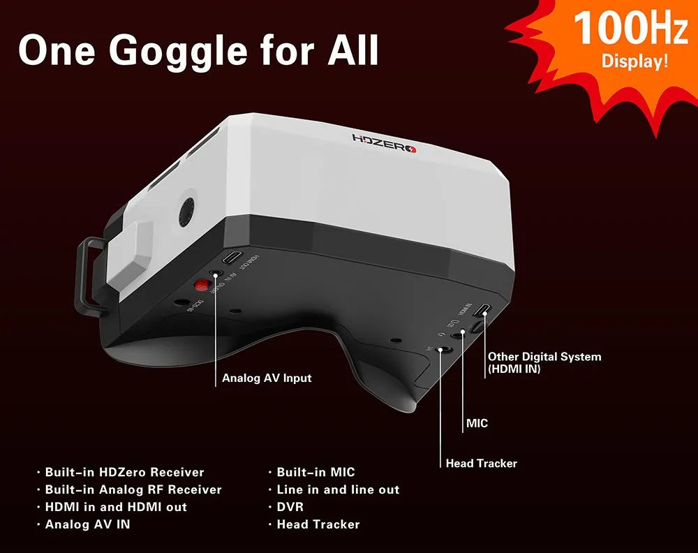 hdzero boxpro the ultimate fpv box goggle for hdzero digital analog and hdmi video function