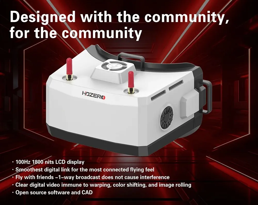 hdzero boxpro the ultimate fpv box goggle for hdzero digital analog and hdmi video specifiction