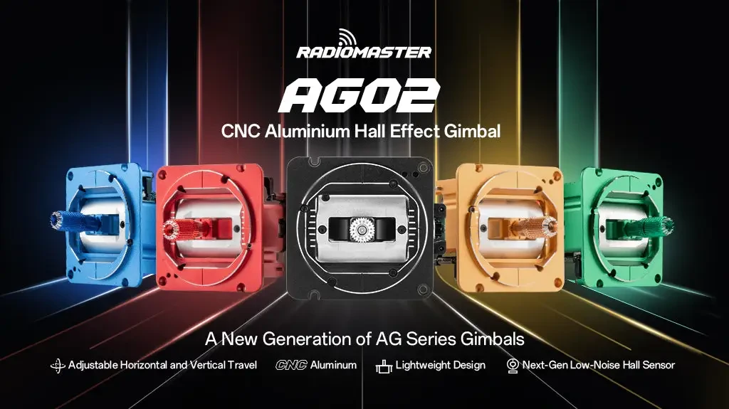 radiomaster ag02 cnc hall gimbals show
