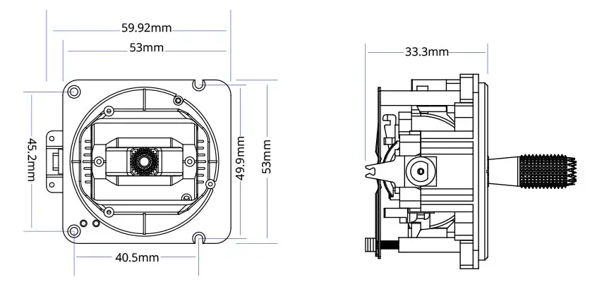 radiomaster ag02 cnc hall gimbals size