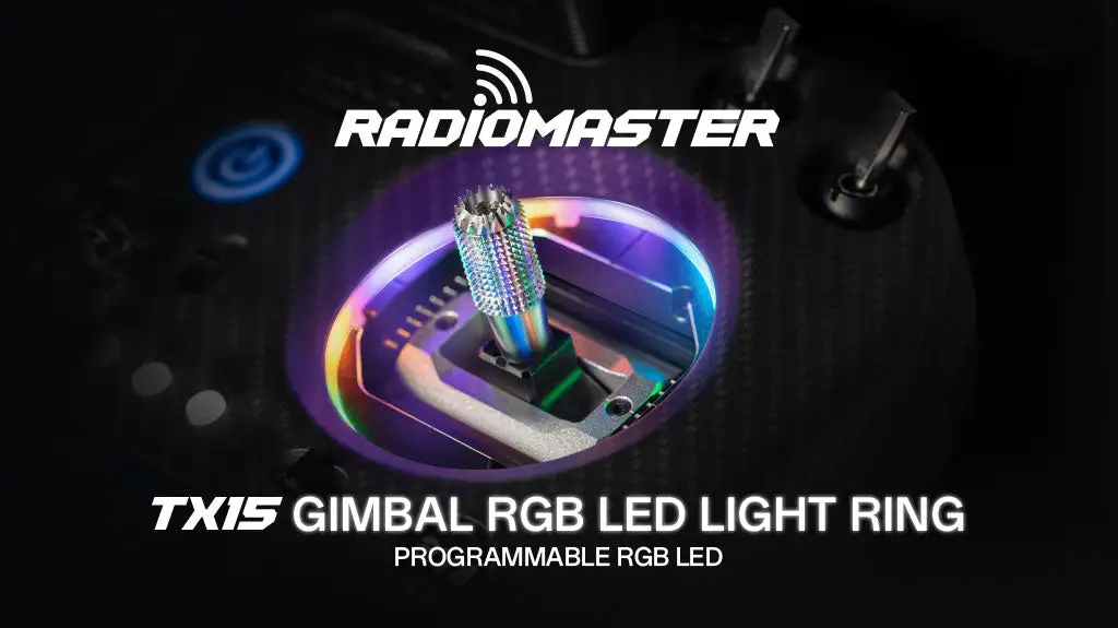 radiomaster led gimbal rings for tx15 series radio led light ring