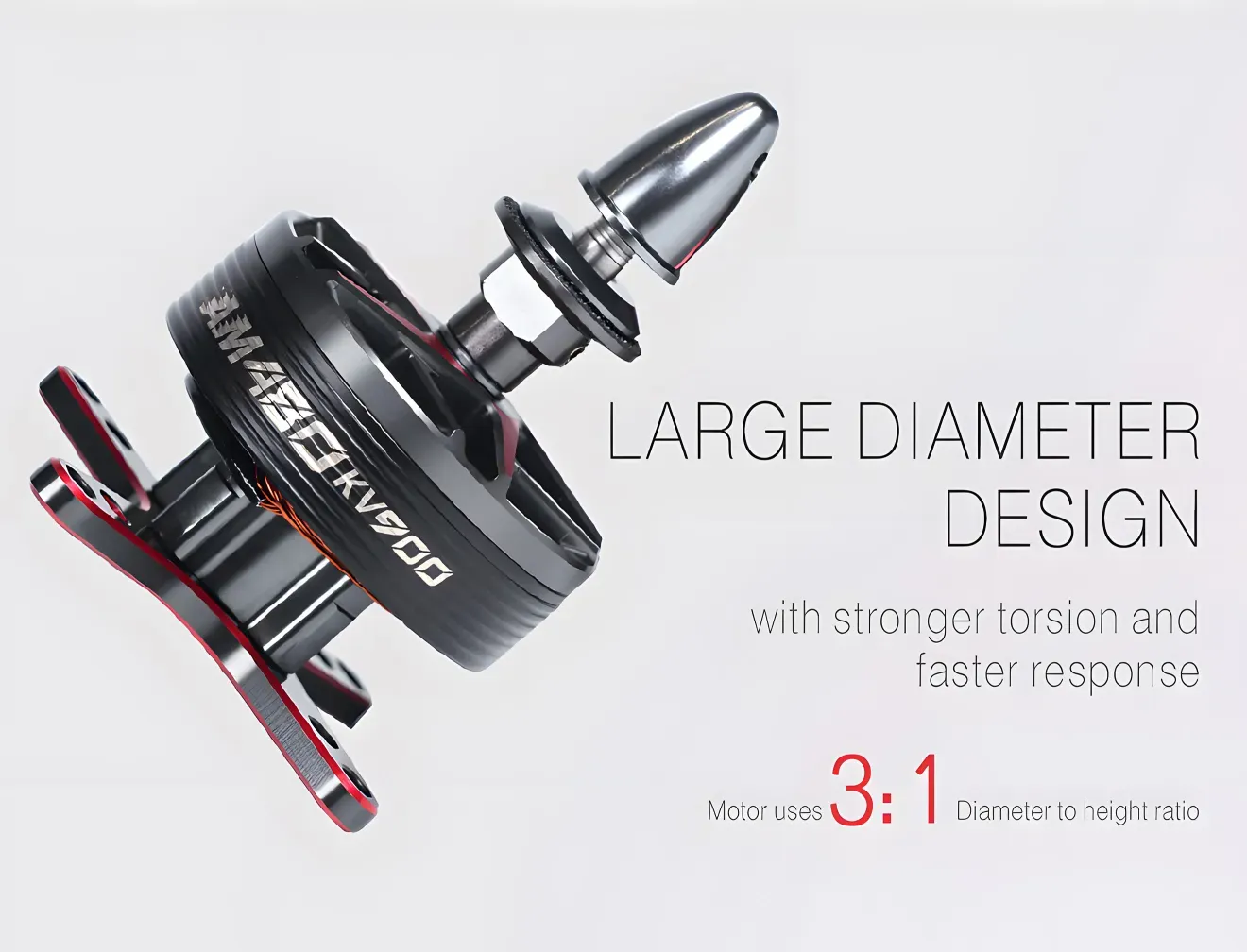 thobby am480 brushless motor for 48 52 inch 3d airplane large diameter design