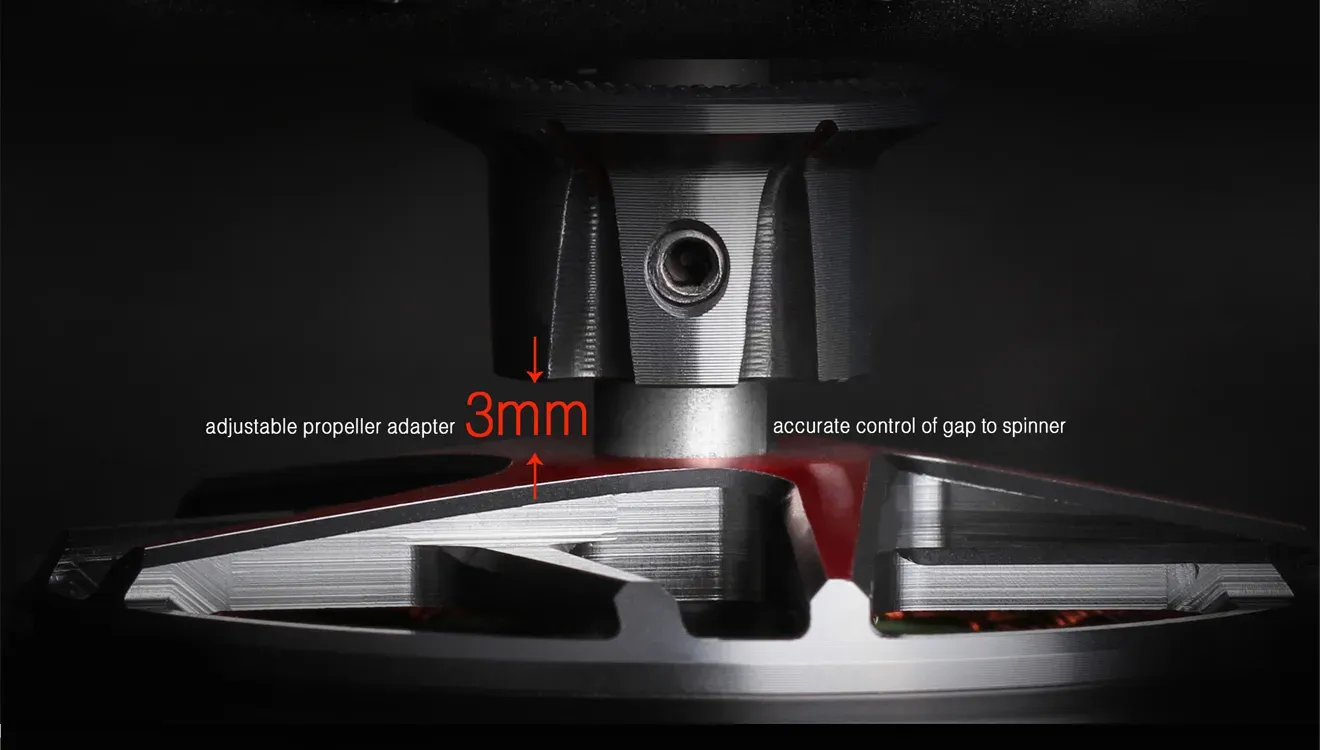 thobby am600 brushless motor for 60 64 inch 3d fixed wing adjustable propeller adapter