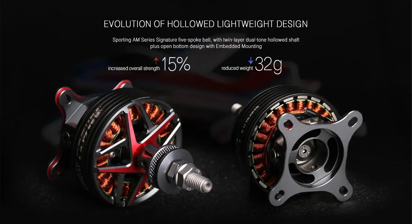 thobby am600 brushless motor for 60 64 inch 3d fixed wing lightweight design