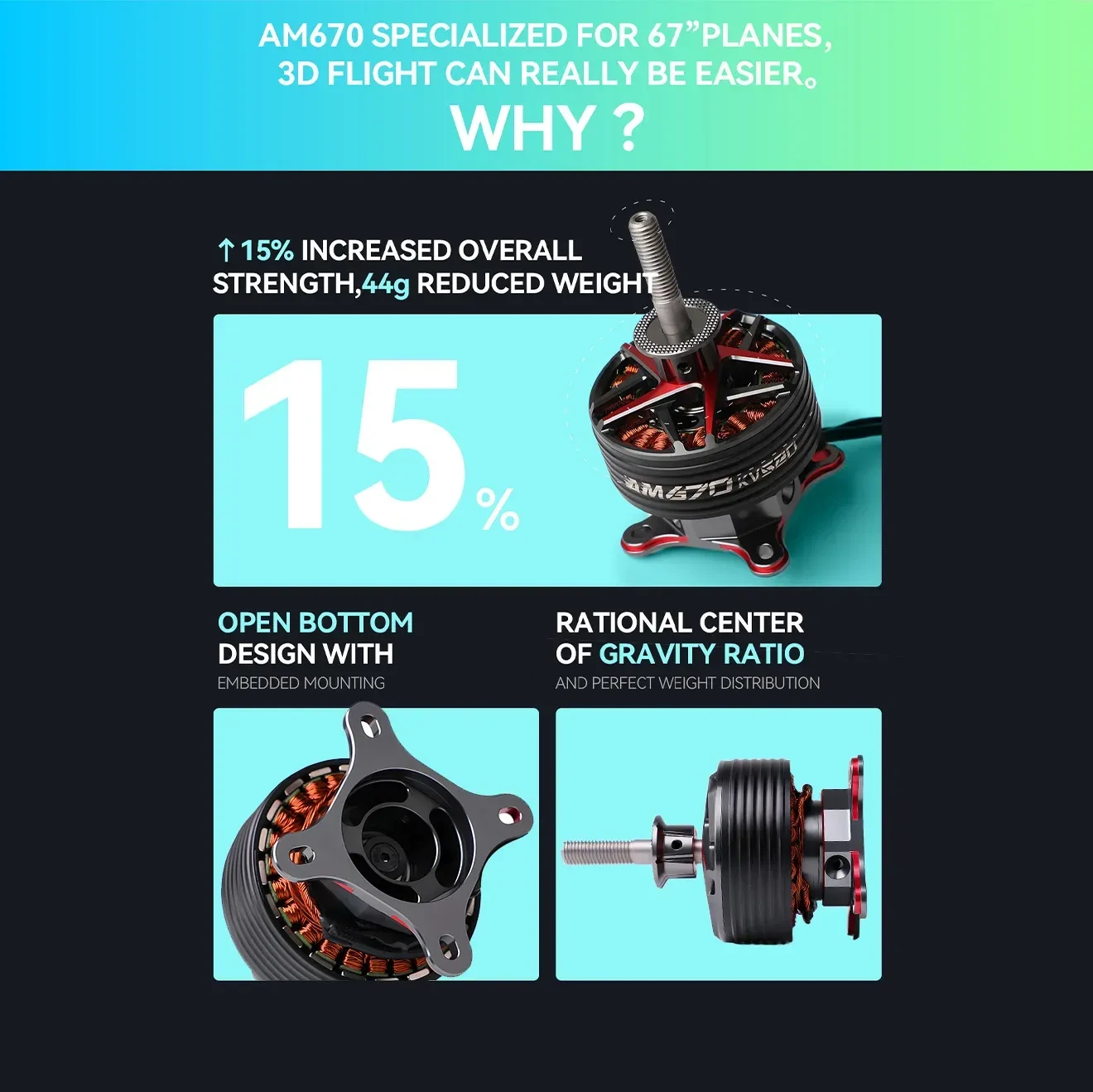 thobby am670 airplane brushless motor for 67 70 inch 3d plane why choose