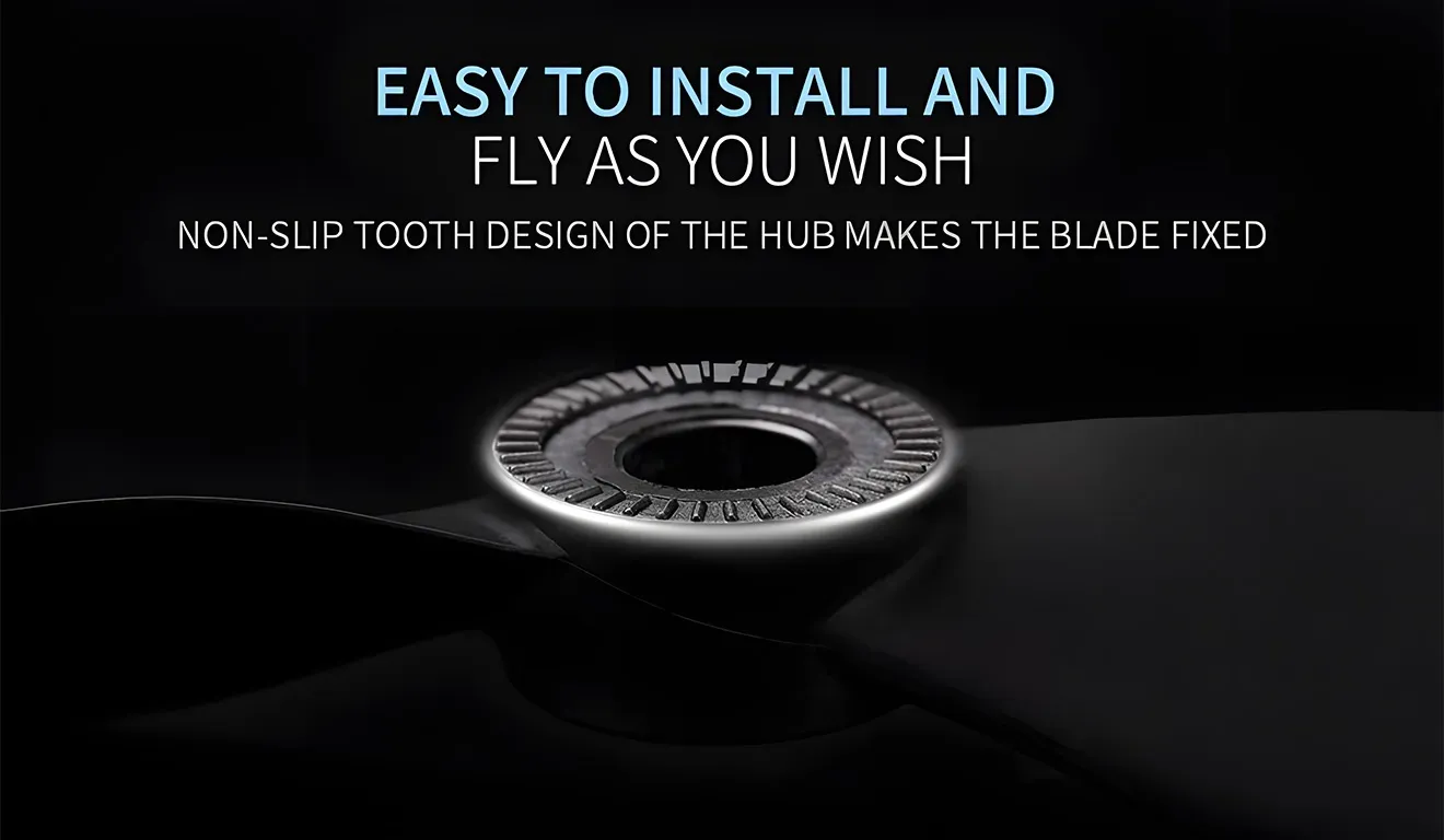 ts16 8 black carbon polymer propellers for outdoor fixed wing planes easy