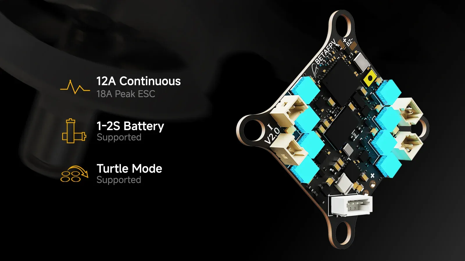 12a brushed esc with turtle mode