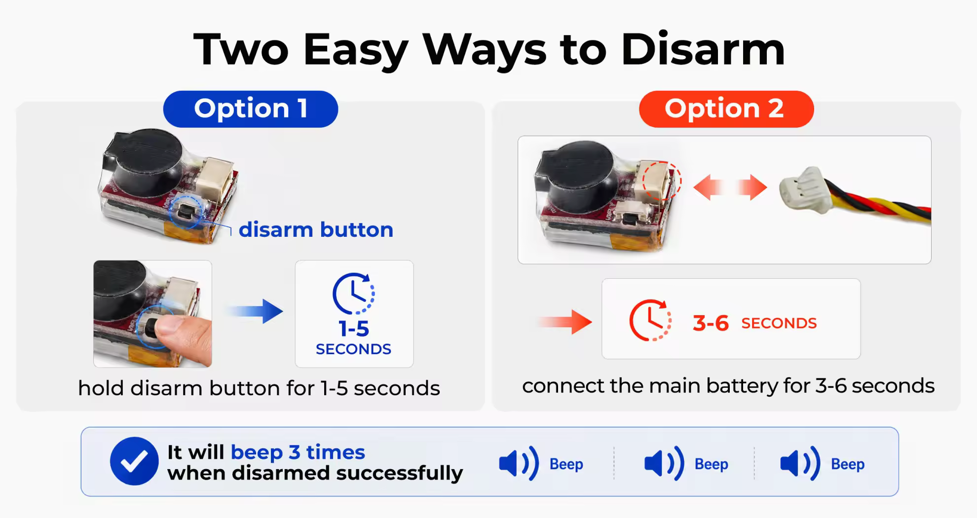 2 ways quickly disarm the buzzer pc