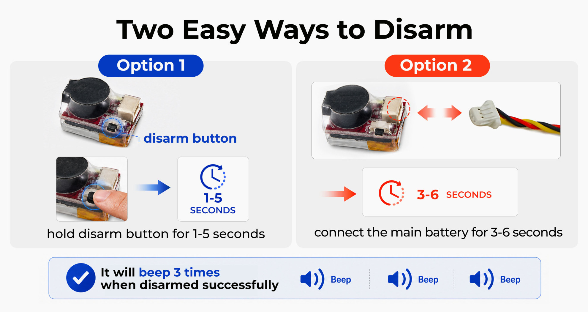 2 ways quickly disarm the buzzer pc