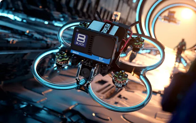 3 4 inch fpv agile flight total control street flying