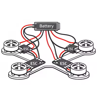 4 in 1 esc single esc