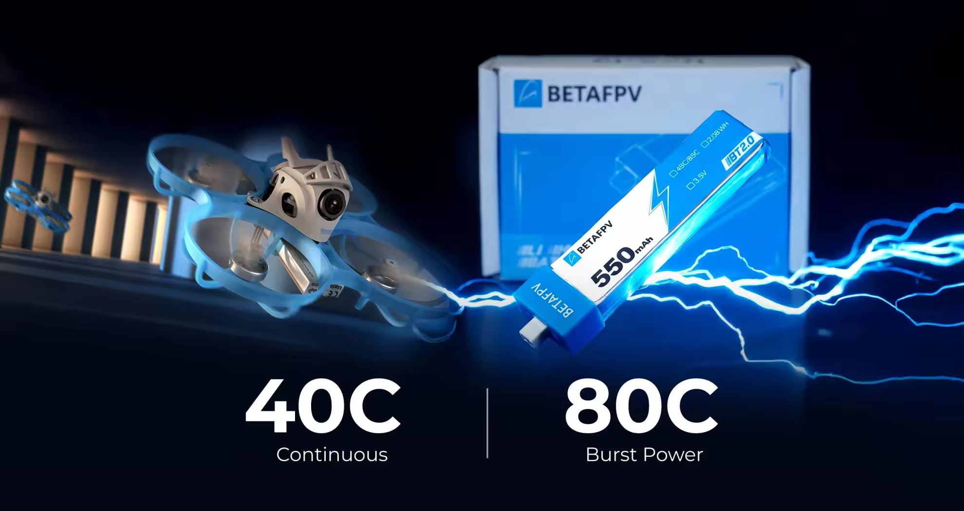 40c continuous 80c burst power