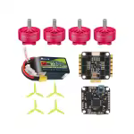 5 inch fpv beginner freestyle parts core combo with battery pink 1