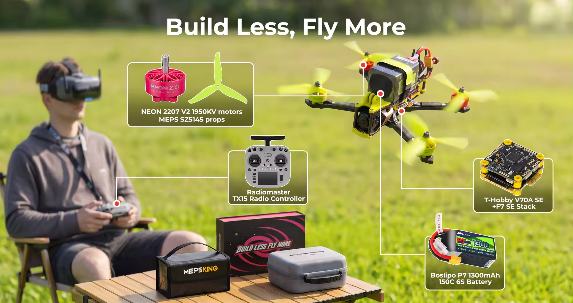 5 inch fpv parts combo build less fly more
