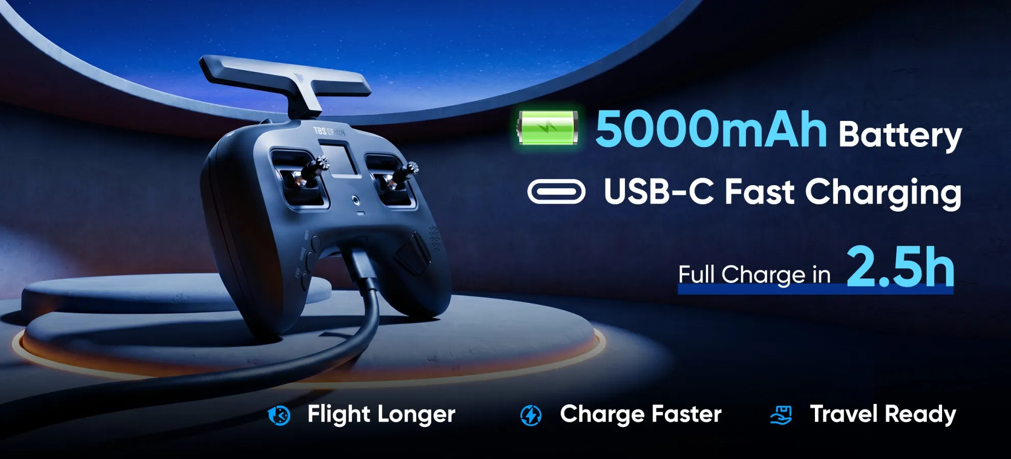 5000mah battery usb c fast charging pc