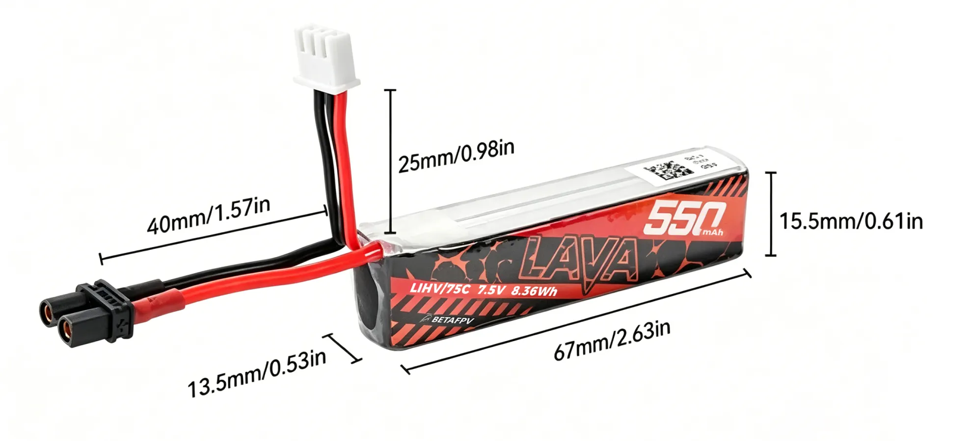 550mAh 75v pc