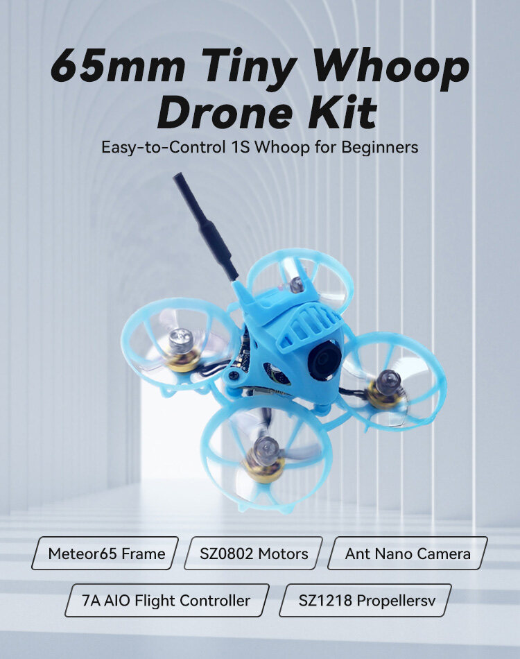 超軽量Walksnail 65mm FPV tinywhoop 21g u99 Walksnail Avatar mini