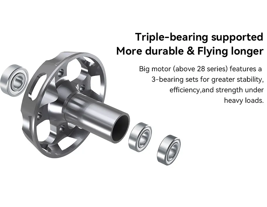 T-Motor AT2317 Fix Wing Motor triple-bearing supported