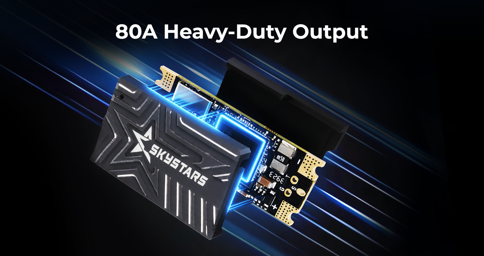 80a output for heavy payload power pc