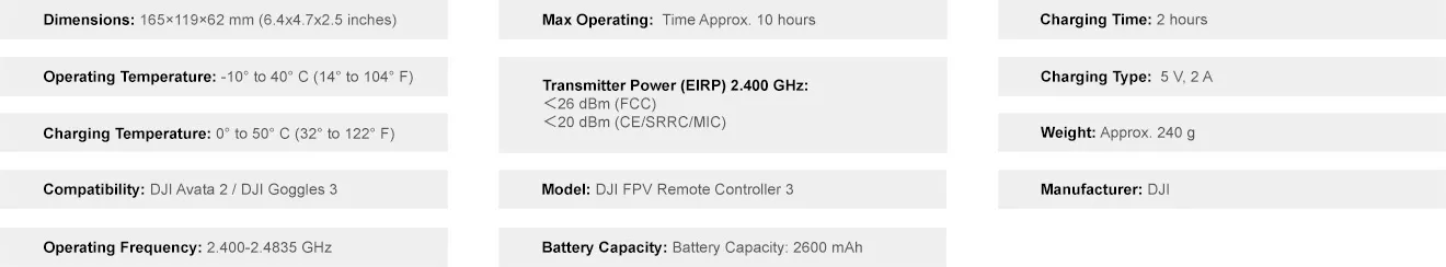 DJI fpv remote controller 3